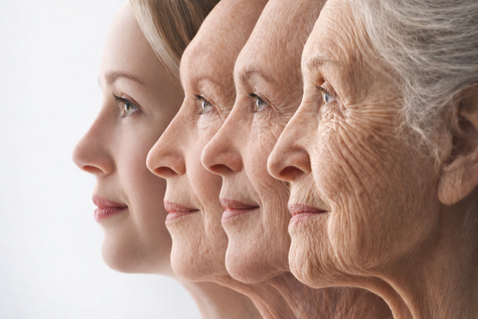 Woman in different stages of life