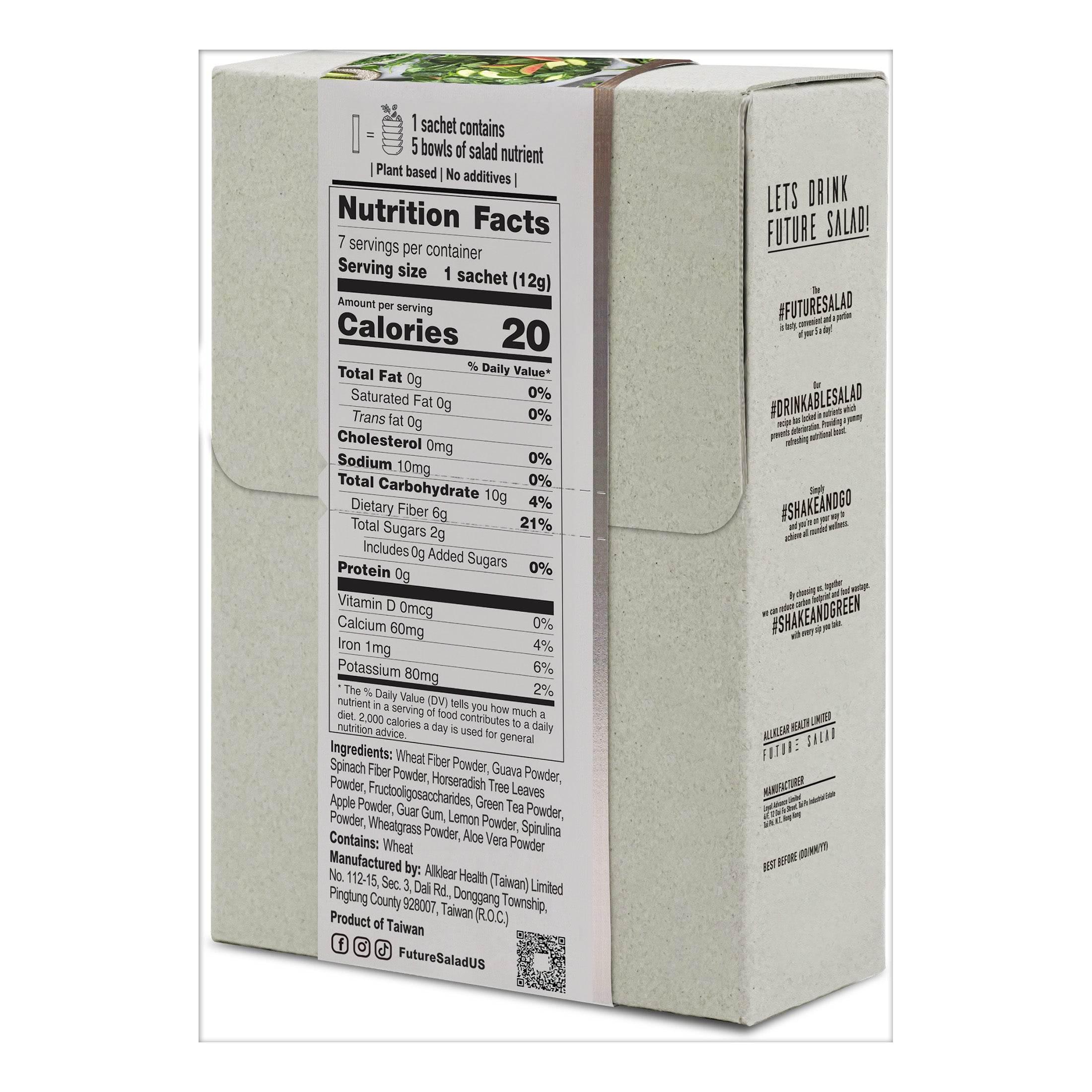 Future Salad Detox Drink Mix (7 Packs) - Future Salad