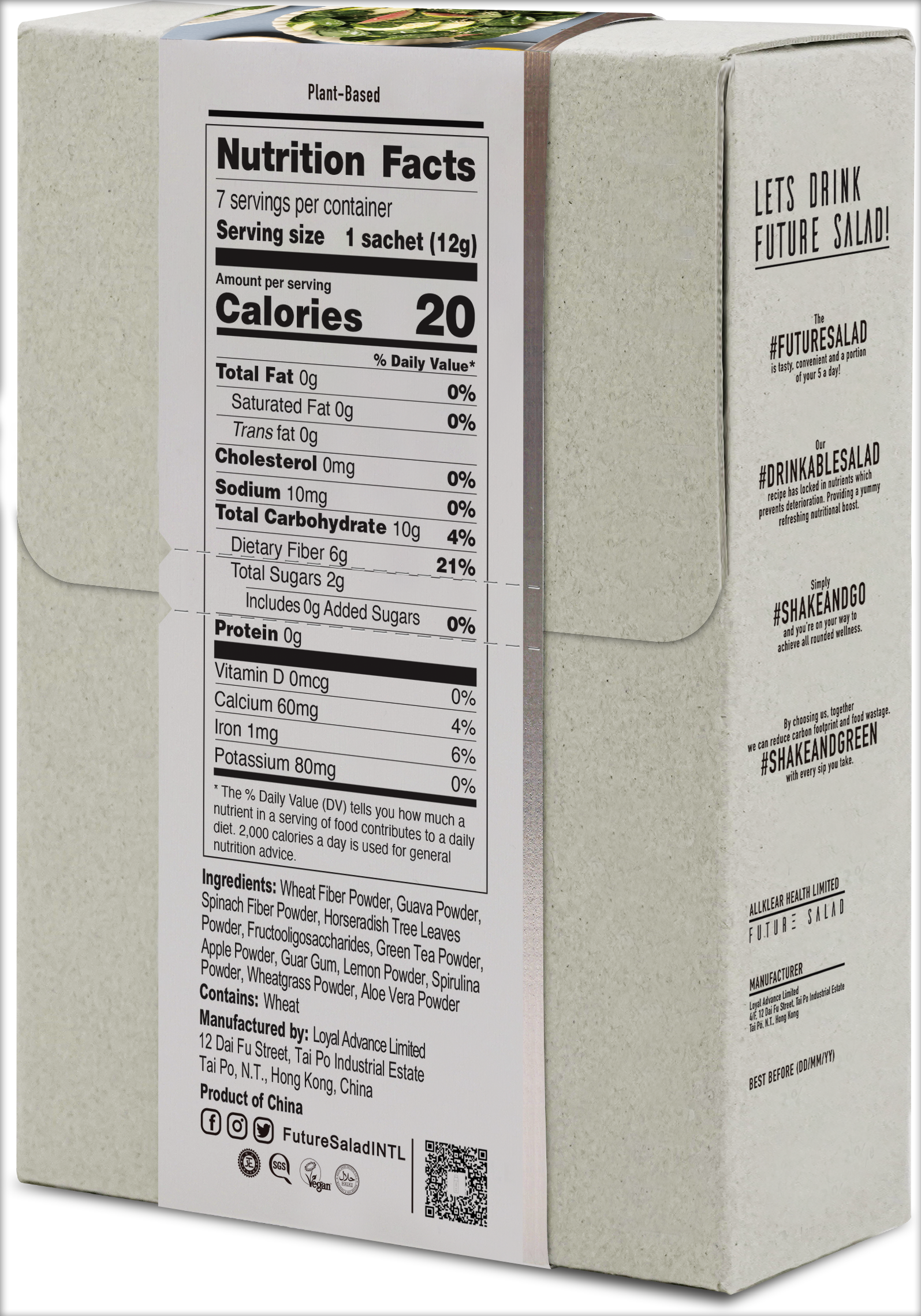 Detox Salad Drink Mix 7 Sachets 